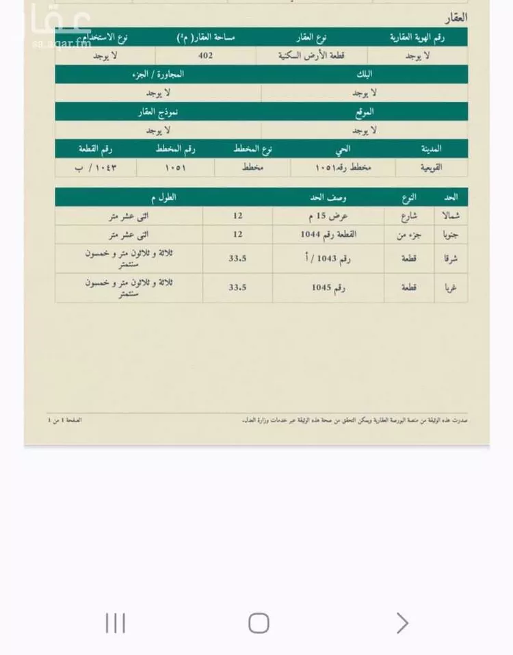 أرض للبيع في حي 1051 مخطط رقم, مدينة القويعيه, منطقة الرياض صورة 4