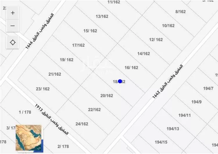 أرض للبيع في شارع 1642, حي الليوان, مدينة بريدة, منطقة القصيم