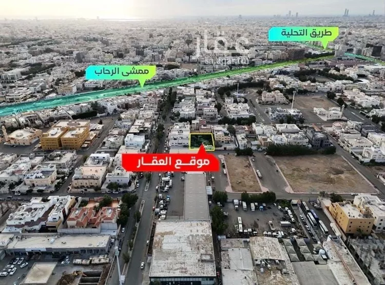 أرض للبيع في شارع الفهور, حي الرحاب, مدينة جدة, منطقة مكة المكرمة صورة 3