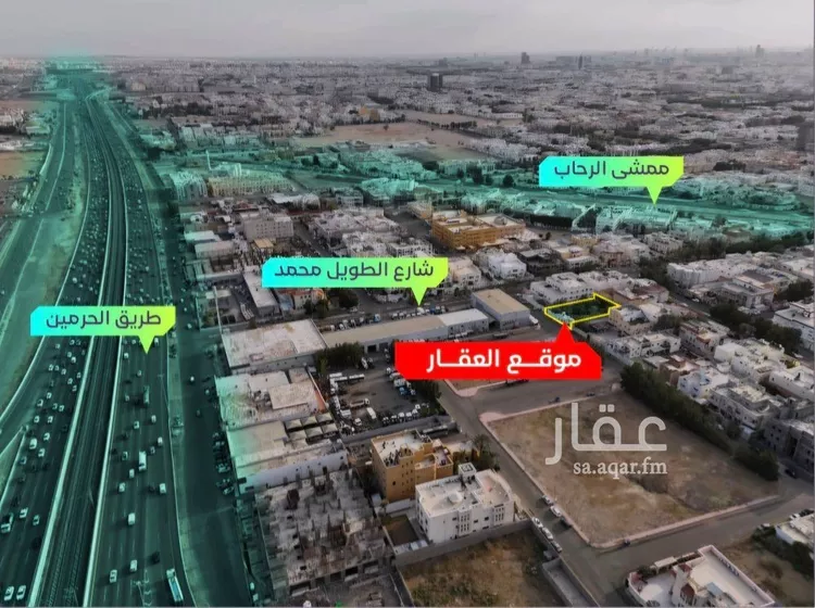 أرض للبيع في شارع الفهور, حي الرحاب, مدينة جدة, منطقة مكة المكرمة