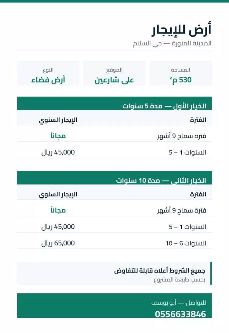 Land for Rent in Medina Taiba صورة 3