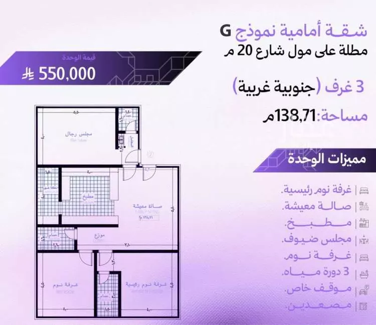 شقة للبيع في حي أبحر الجنوبية, مدينة جدة, منطقة مكة المكرمة 9