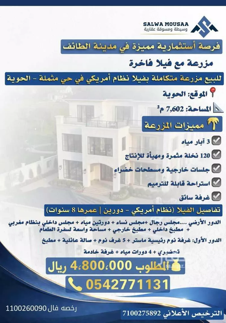 Farm for Sale in Taif Jubrah صورة 2