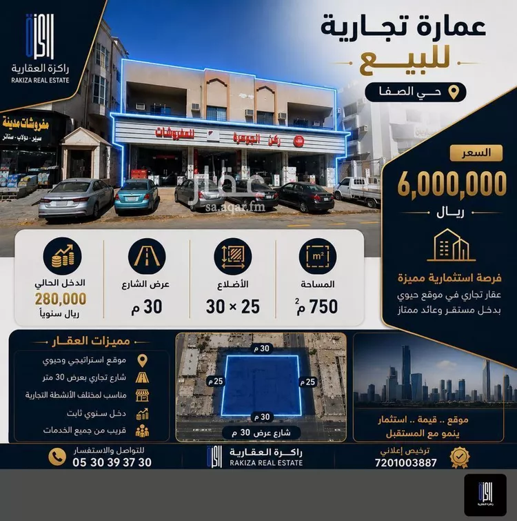 عمارة للبيع في شارع عبدالعزيز ابن ابراهيم, حي الصفاء, مدينة جدة, منطقة مكة المكرمة