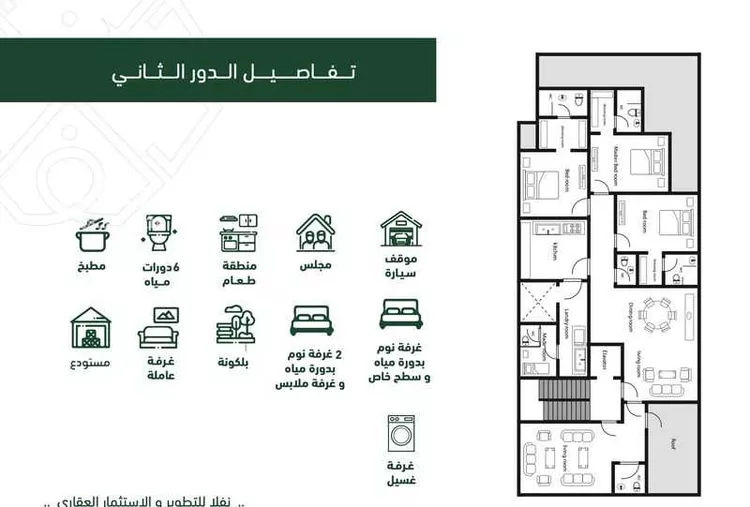 دور للبيع في شارع وادي زيمر, حي الأندلس, مدينة الرياض, منطقة الرياض 8