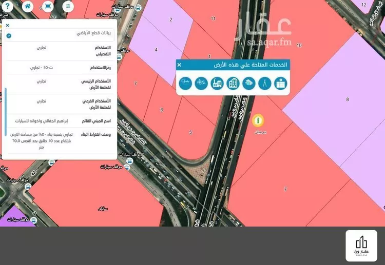 أرض للإيجار في شارع طريق الملك عبدالعزيز, حي الخالدية الجنوبية, مدينة الدمام, المنطقة الشرقية صورة 2
