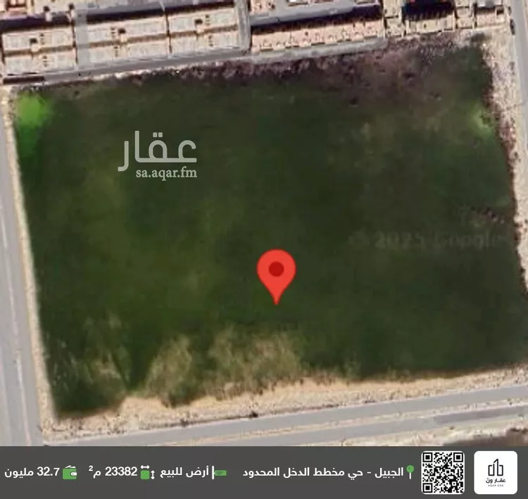 أرض للبيع في شارع الامير سعود بن عبدالله بن جلوي الفرعي, حي الروضة, مدينة الجبيل, المنطقة الشرقية
