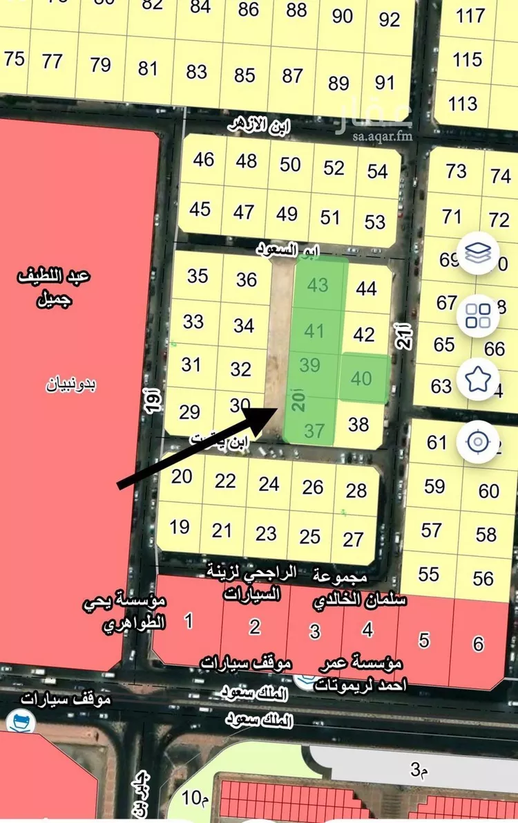 أرض للبيع في شارع 21أ, حي الجلوية, مدينة الدمام, المنطقة الشرقية