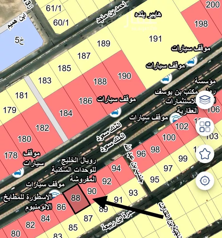 أرض للبيع في شارع طريق الملك سعود, حي المزروعية, مدينة الدمام, المنطقة الشرقية