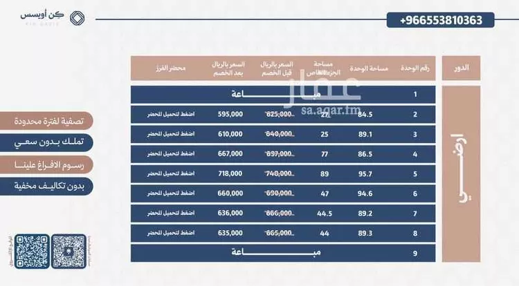 شقة للبيع في شارع أبي داود بن إياد, حي الفيحاء, مدينة الرياض, منطقة الرياض صورة 3
