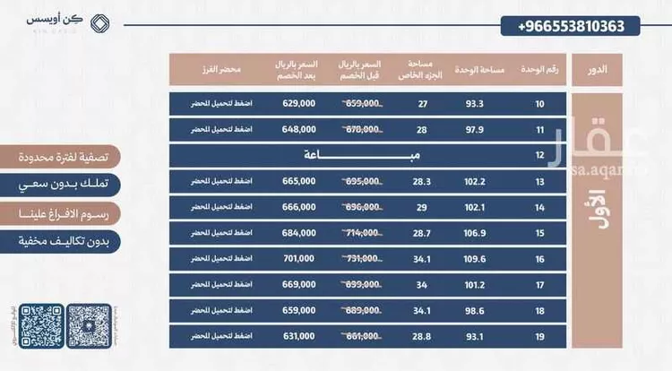 شقة للبيع في شارع البرقان, حي الفيحاء, مدينة الرياض, منطقة الرياض صورة 4