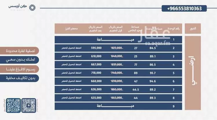 شقة للبيع في شارع سلام, حي الفيحاء, مدينة الرياض, منطقة الرياض صورة 3