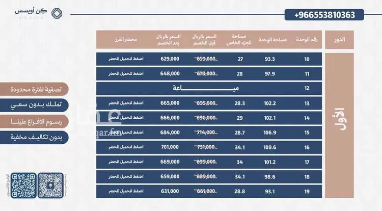 شقة للبيع في شارع الخزيم, حي الفيحاء, مدينة الرياض, منطقة الرياض صورة 4