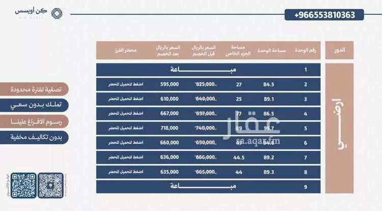 شقة للبيع في شارع الوادي الفارع, حي الفيحاء, مدينة الرياض, منطقة الرياض صورة 3
