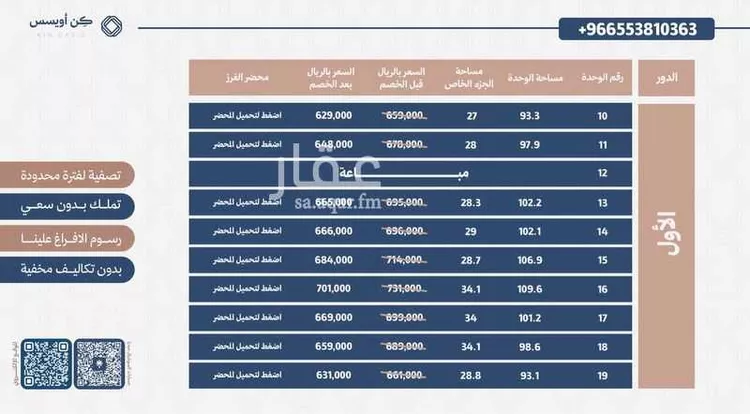 شقة للبيع في شارع الزرقة, حي الفيحاء, مدينة الرياض, منطقة الرياض صورة 4