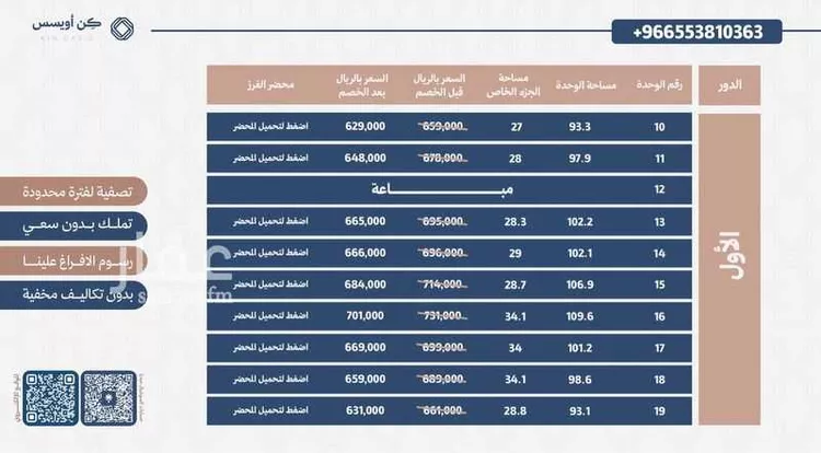 شقة للبيع في شارع نوح بن هبيرة, حي الفيحاء, مدينة الرياض, منطقة الرياض صورة 3