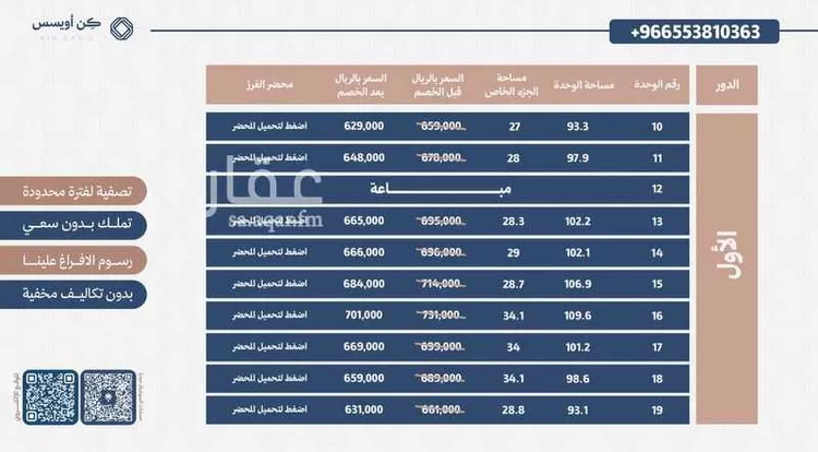 شقة للبيع في شارع الرداح, حي الفيحاء, مدينة الرياض, منطقة الرياض صورة 4