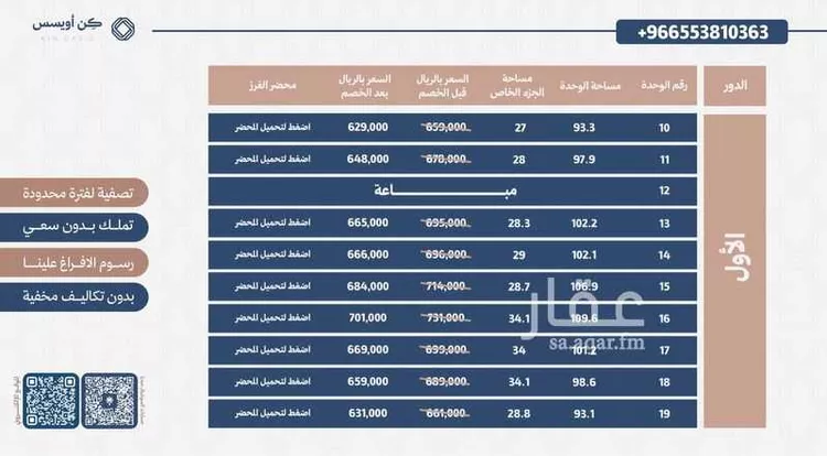 شقة للبيع في شارع أبي داود بن إياد, حي الفيحاء, مدينة الرياض, منطقة الرياض صورة 4