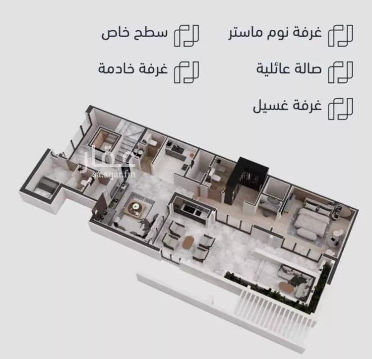 شقة للإيجار في حي ، شارع الصلت بن النعمان ، حي الرحمانية ، الرياض ، منطقة الرياض صورة 3