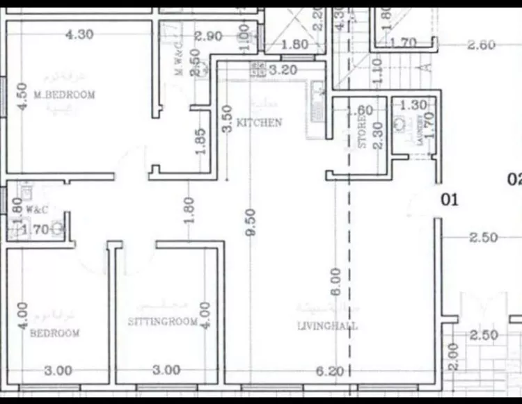 شقة للبيع في شارع رقم 312, حي النرجس, مدينة الرياض, منطقة الرياض صورة 2