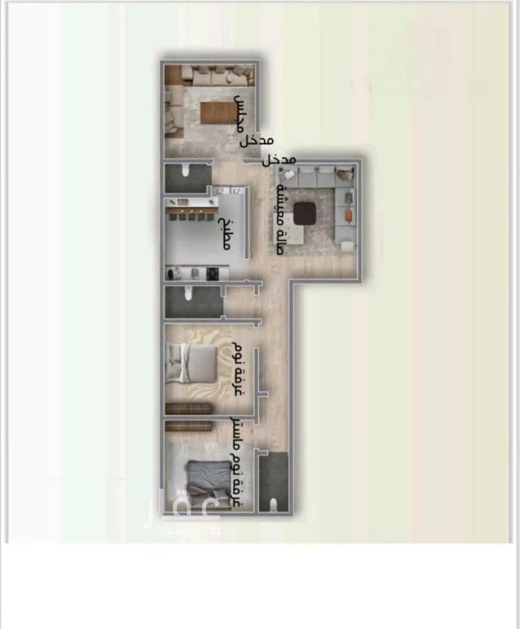 شقة للبيع في شارع العكرش, حي النزهة, مدينة جدة, منطقة مكة المكرمة صورة 2