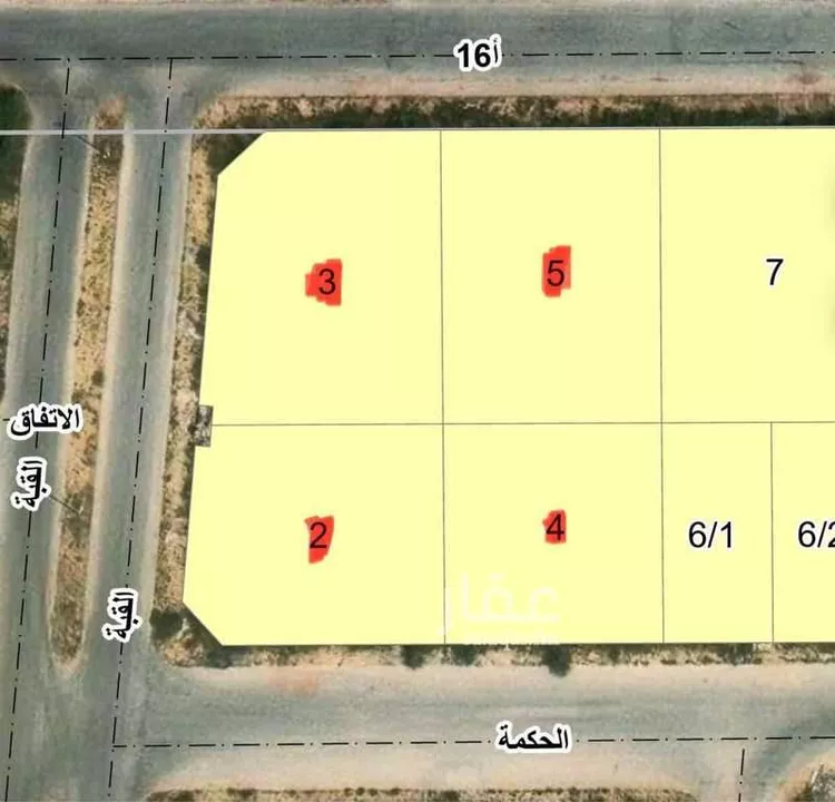 أرض للبيع في شارع 16ا, حي العقيق, مدينة الخبر, المنطقة الشرقية