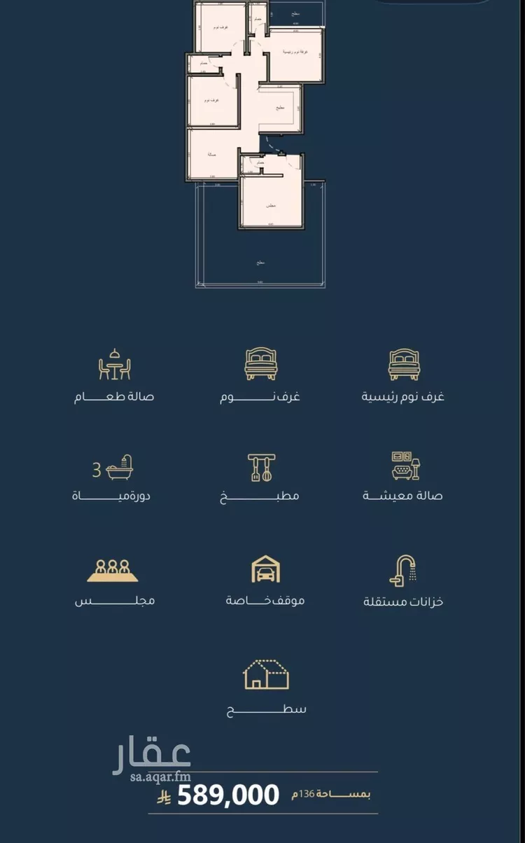 شقة للبيع في شارع أبي عمر الوراق, حي الريان, مدينة جدة, منطقة مكة المكرمة صورة 5