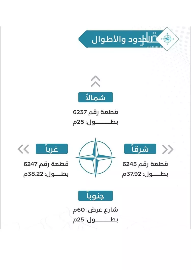 أرض للبيع في شارع الياقوت, حي الدار البيضاء, مدينة الرياض, منطقة الرياض صورة 3