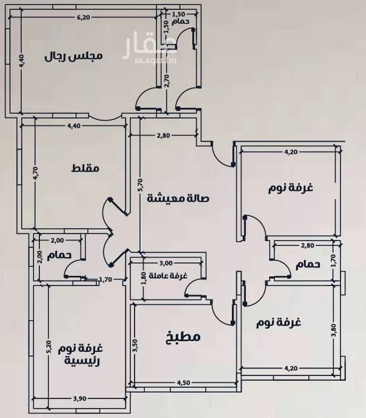 شقة للبيع في شارع القادسي, حي الريان, مدينة جدة, منطقة مكة المكرمة