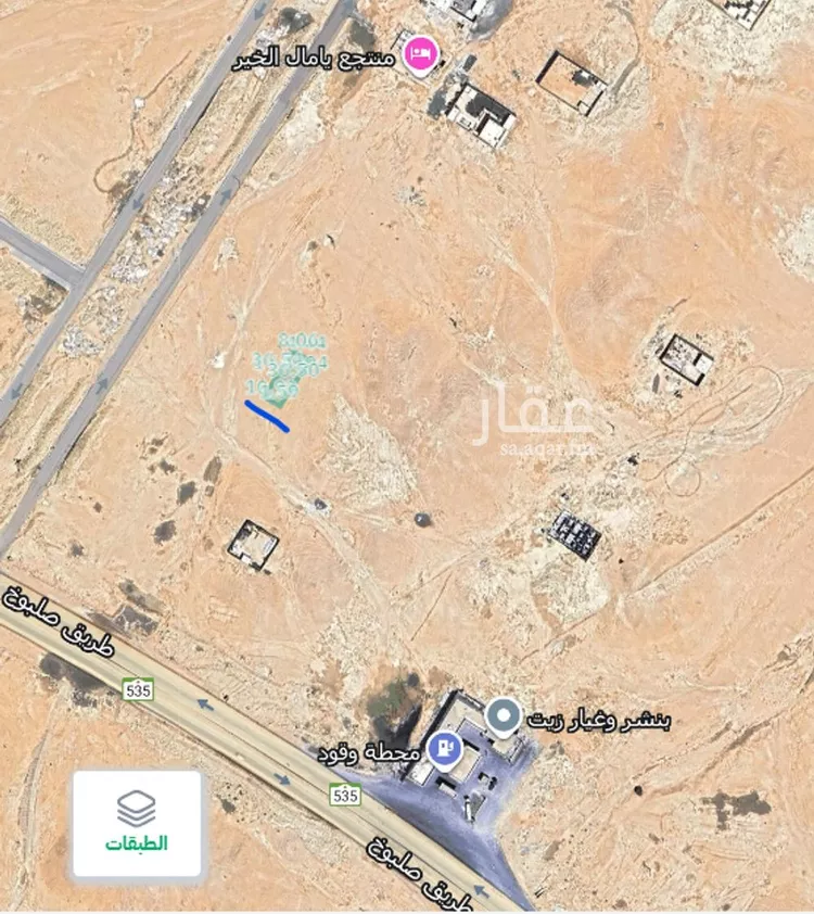 أرض للبيع في شارع عبدالكريم الصباغ ، حي الخير ، الرياض ، حريملاء صورة 2