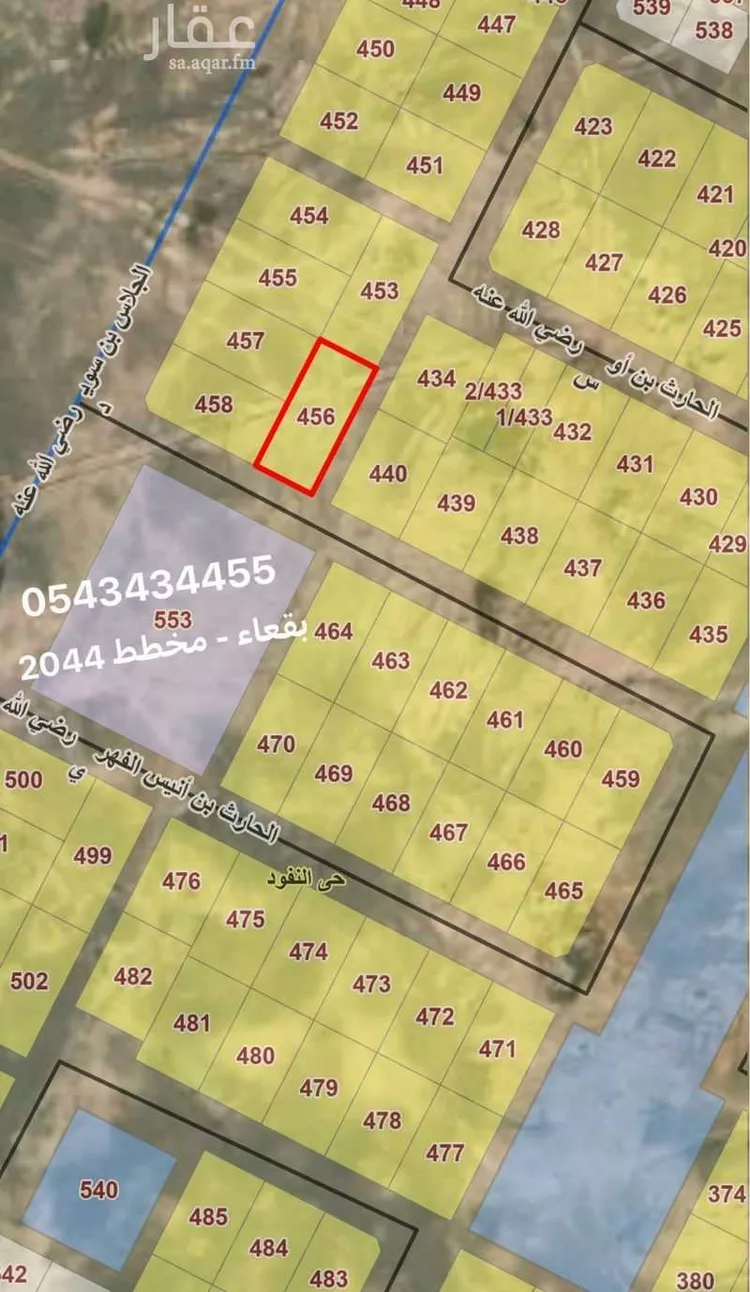 أرض للبيع في حي حي ج6, مدينة بقعاء, منطقة حائل