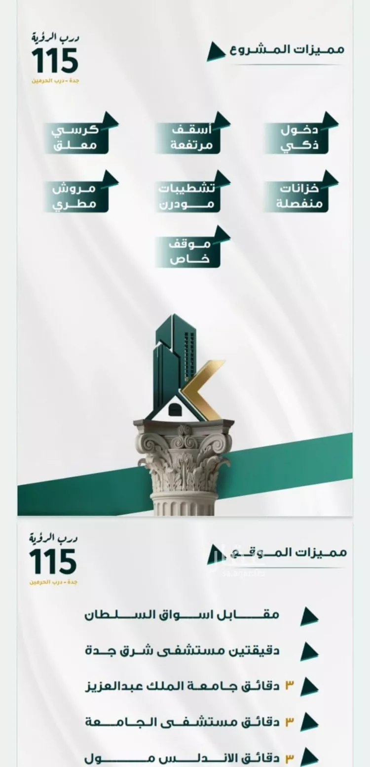 شقة للبيع في شارع ابو ذر الغفاري, حي الفيحاء, مدينة جدة, منطقة مكة المكرمة صورة 4