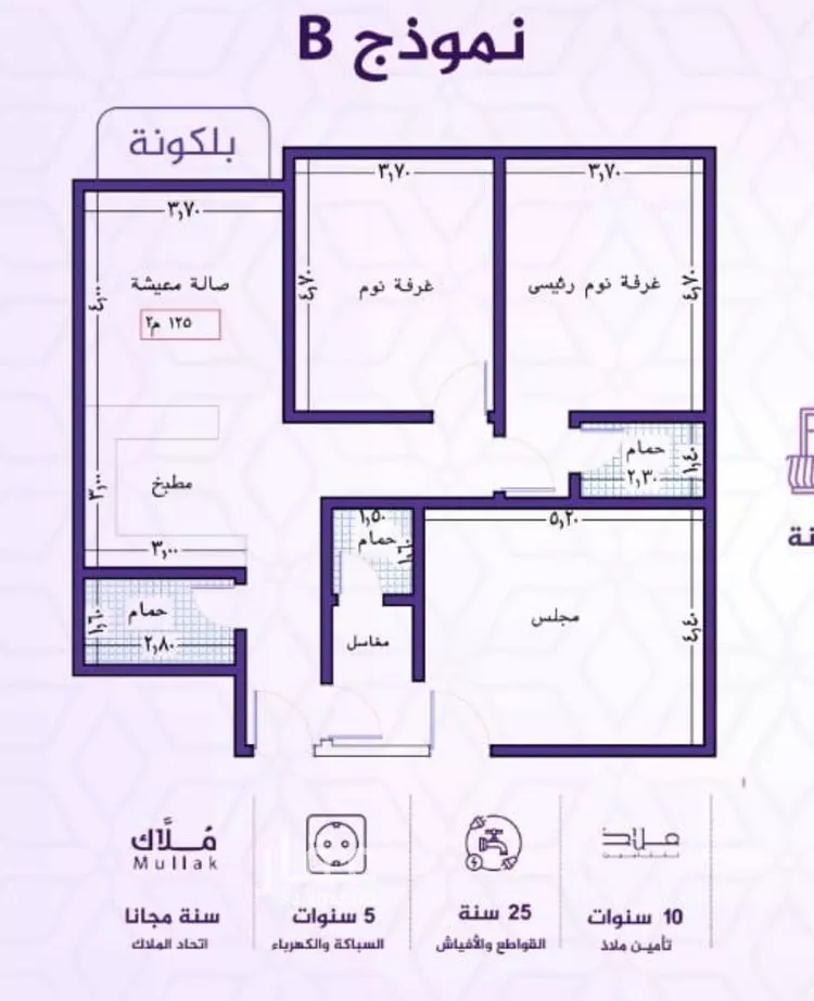 شقة للبيع في شارع احمد بن عيسى الرومي, حي الفيحاء, مدينة جدة, منطقة مكة المكرمة
