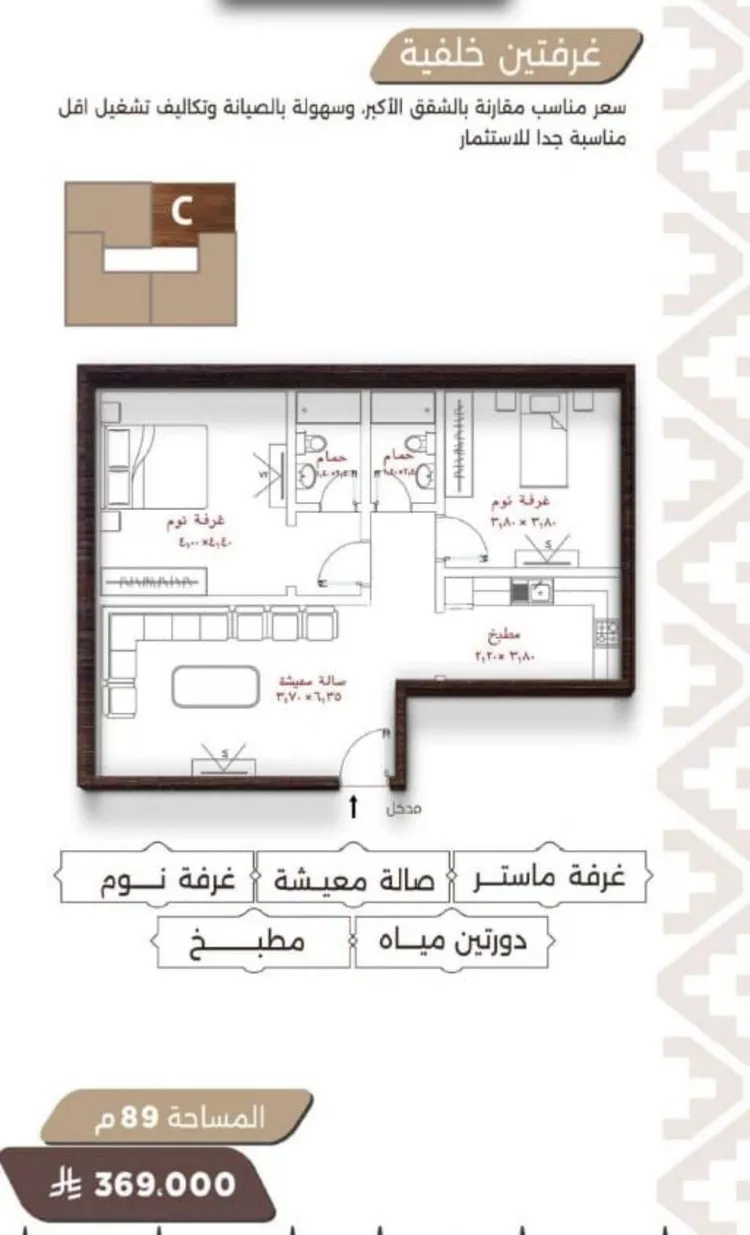 شقة للبيع في شارع اسيد بن الاخنس, حي النعيم, مدينة جدة, منطقة مكة المكرمة صورة 2