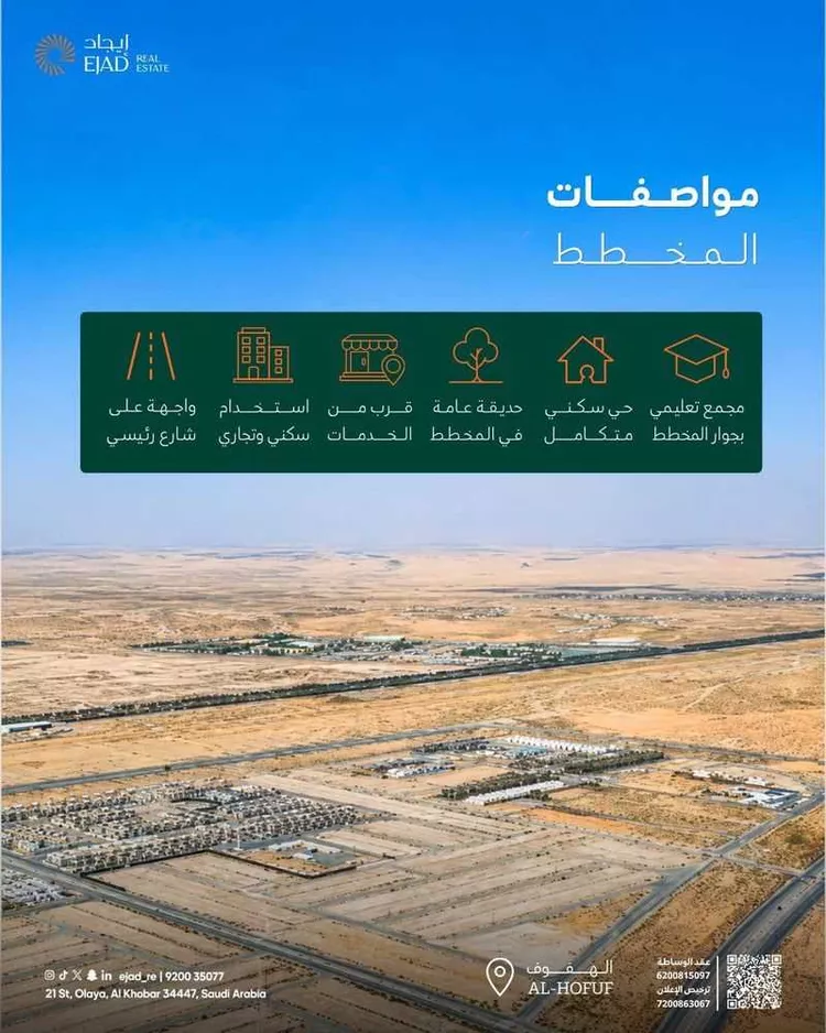 أرض للبيع في شارع ابو العباس المكي, حي البدرية, مدينة الاحساء, المنطقة الشرقية صورة 4