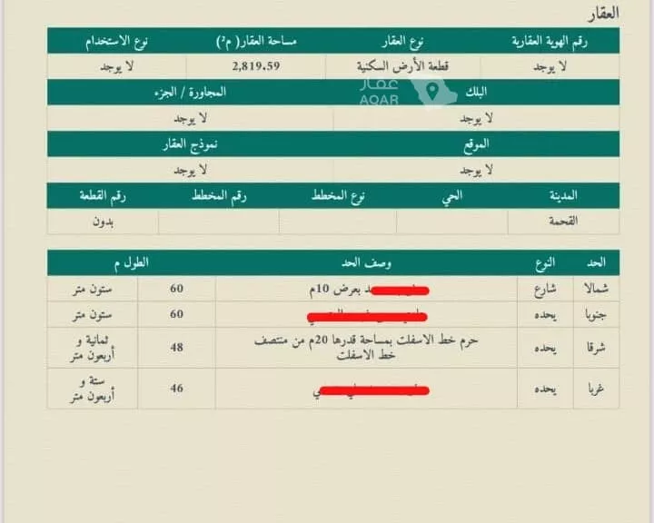 أرض للبيع في حي النفاح, مدينة النفاح, منطقة عسير 2