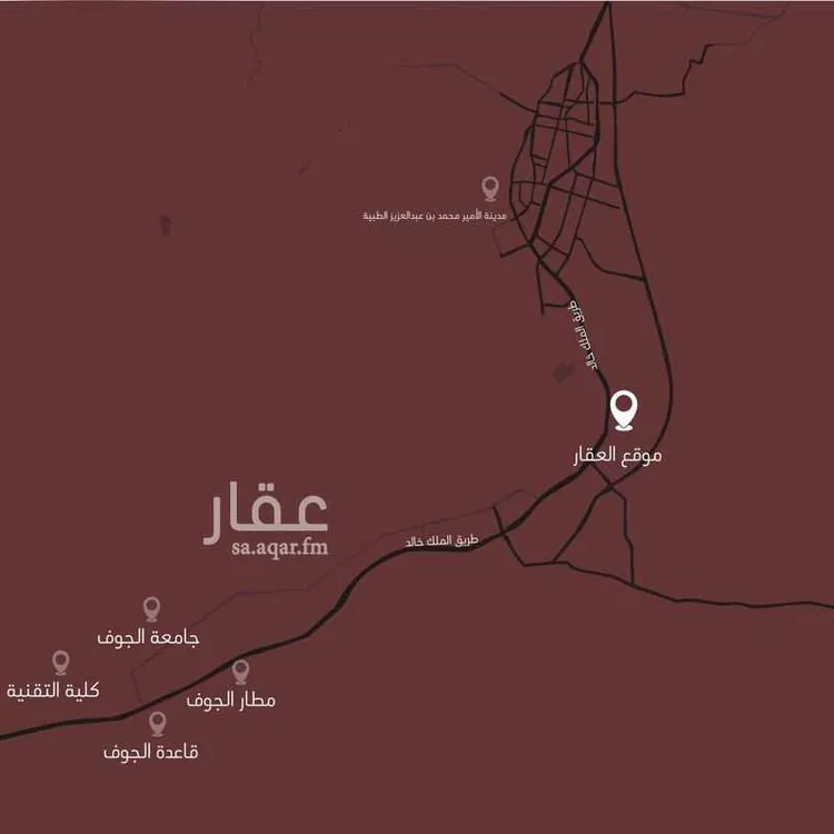 أرض للبيع في شارع طريق الملك خالد, حي الصالحية, مدينة سكاكا, منطقة الجوف صورة 4