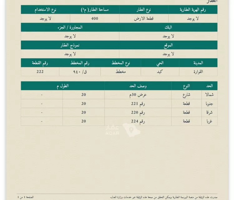 Land for Sale in Buraydah Ar Rihab