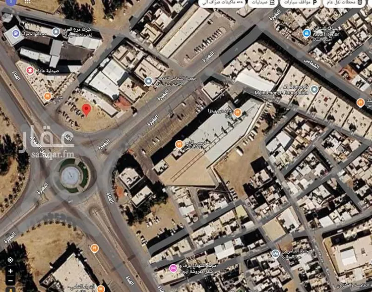 أرض للبيع في شارع عبدالجبار الحصري, حي الشماس, مدينة بريدة, منطقة القصيم