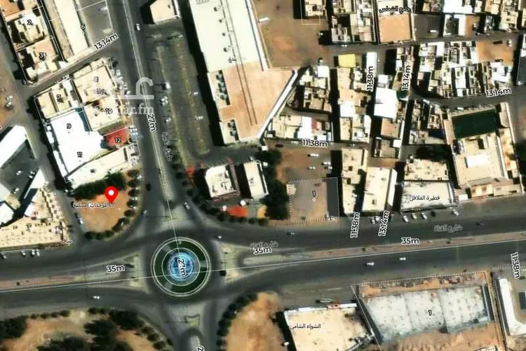 أرض للبيع في شارع عبدالجبار الحصري, حي الشماس, مدينة بريدة, منطقة القصيم صورة 3