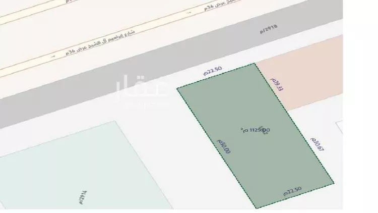أرض للبيع في شارع ابراهيم ال الشيخ, حي القيروان, مدينة الرياض, منطقة الرياض صورة 2