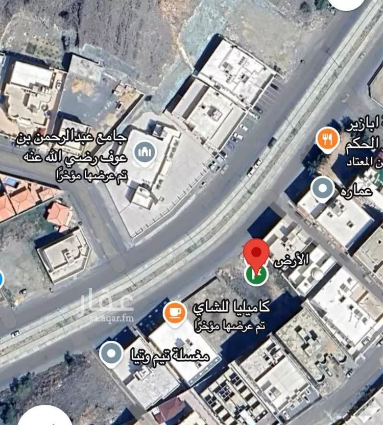 أرض للإيجار في شارع أبو طلحة الأنصاري(رضي الله عنه) ، حي الاخباب ، الطائف ، الطائف