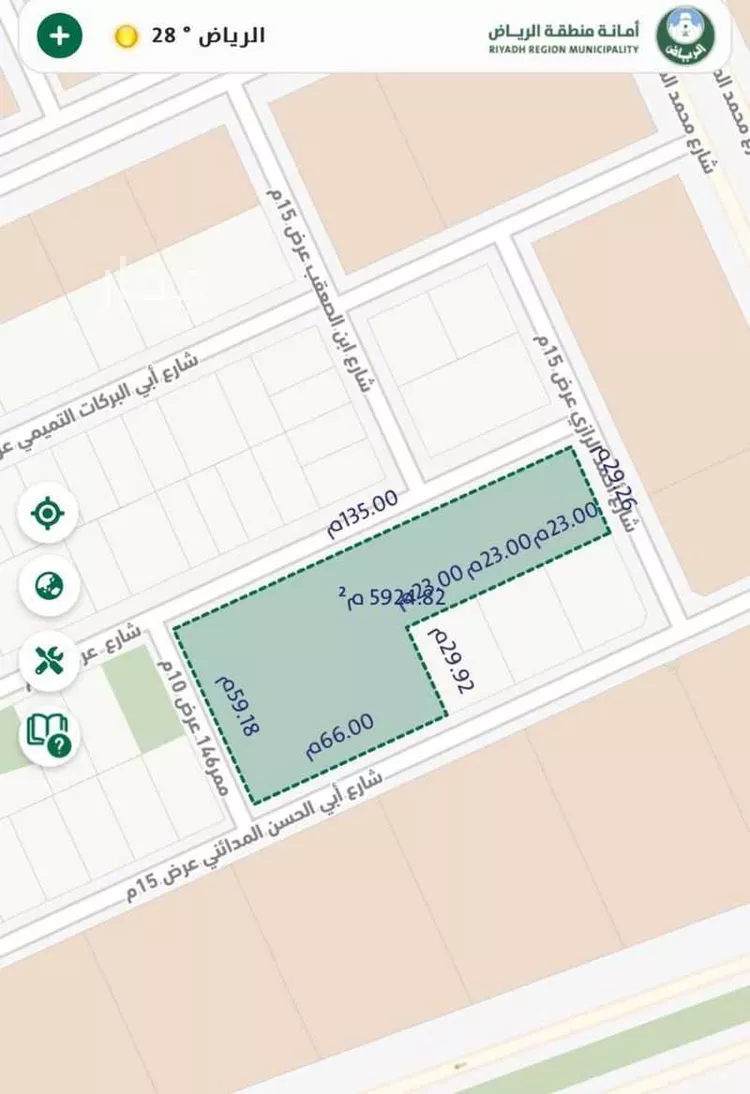 أرض للبيع في حي النرجس ، الرياض ، منطقة الرياض صورة 2