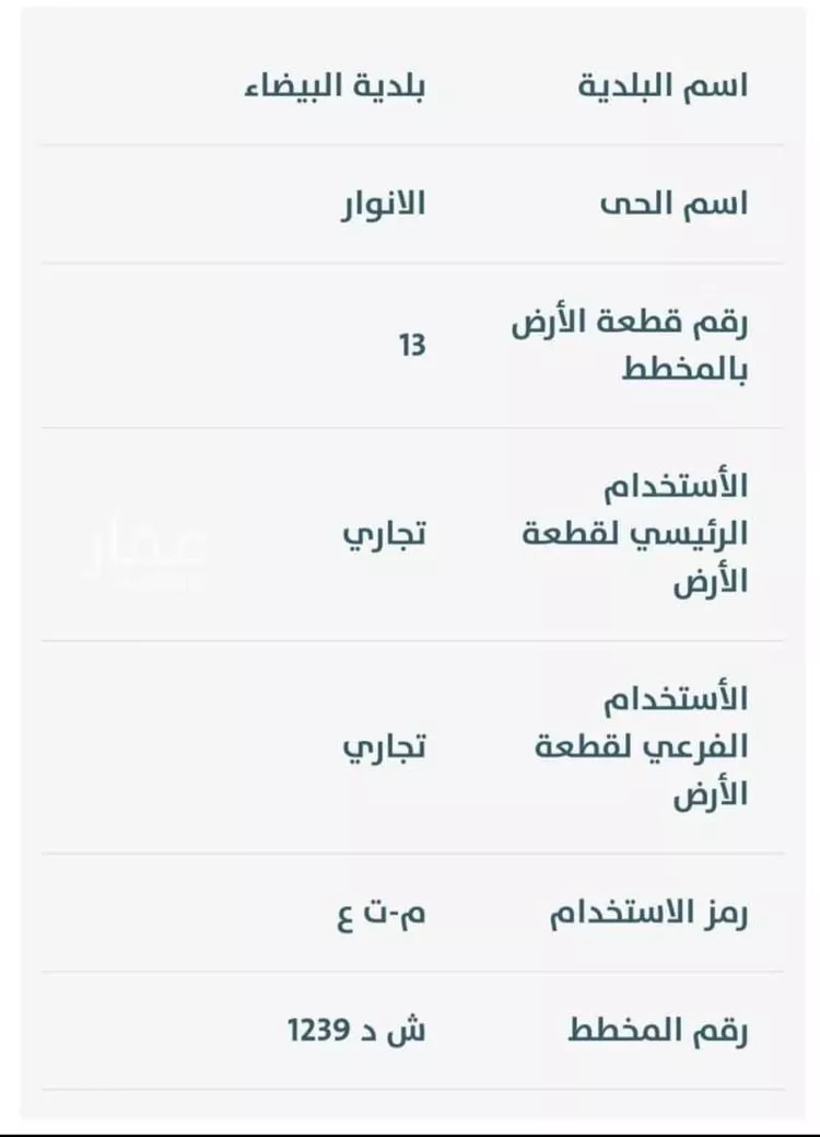 أرض للبيع في شارع فهد بن مالك, حي الأنوار, مدينة الدمام, المنطقة الشرقية صورة 3