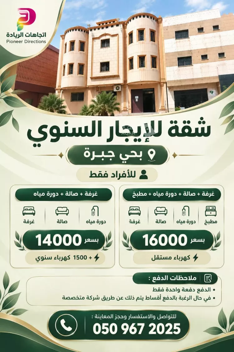 شقة للإيجار في شارع البتراء, حي جبرة, مدينة الرياض, منطقة الرياض