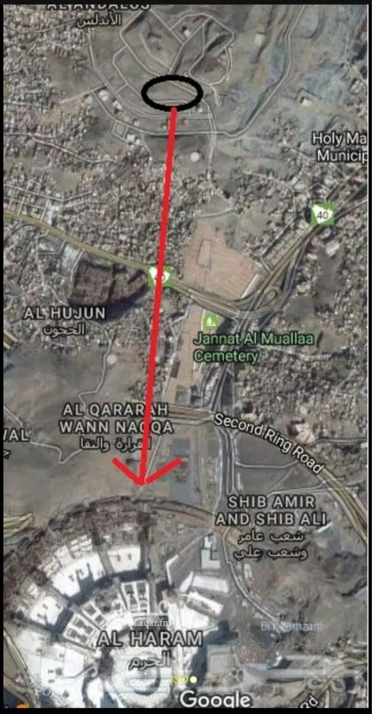 أرض للبيع في شارع جبل السيدة, حي الأندلس, مدينة مكة المكرمة, منطقة مكة المكرمة صورة 2