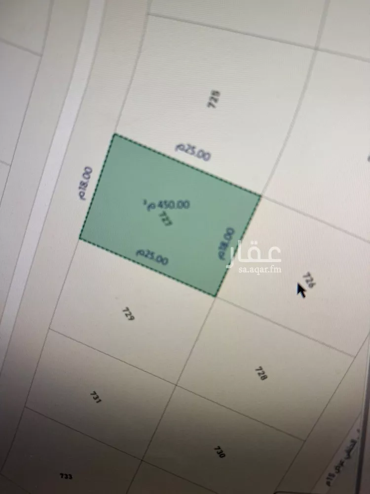 أرض للبيع في شارع مليح بن طريف, حي المهدية, مدينة الرياض, منطقة الرياض صورة 2