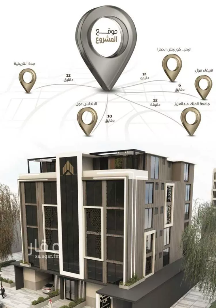 عمارة للبيع في شارع سعد بن زراره, حي الشرفية, مدينة جدة, منطقة مكة المكرمة صورة 2