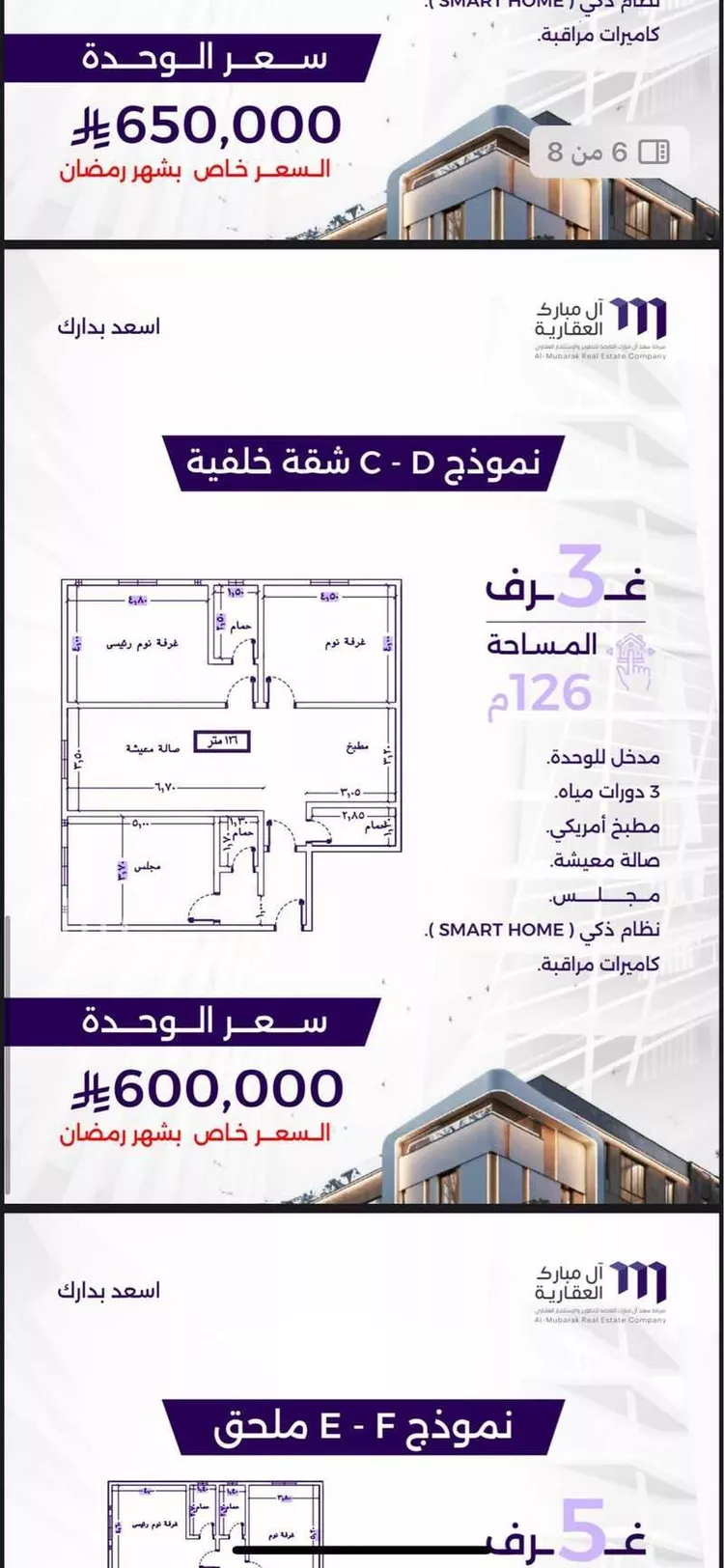 شقة للبيع في شارع ابو رهم الغفاري, حي الزهراء, مدينة جدة, منطقة مكة المكرمة صورة 5