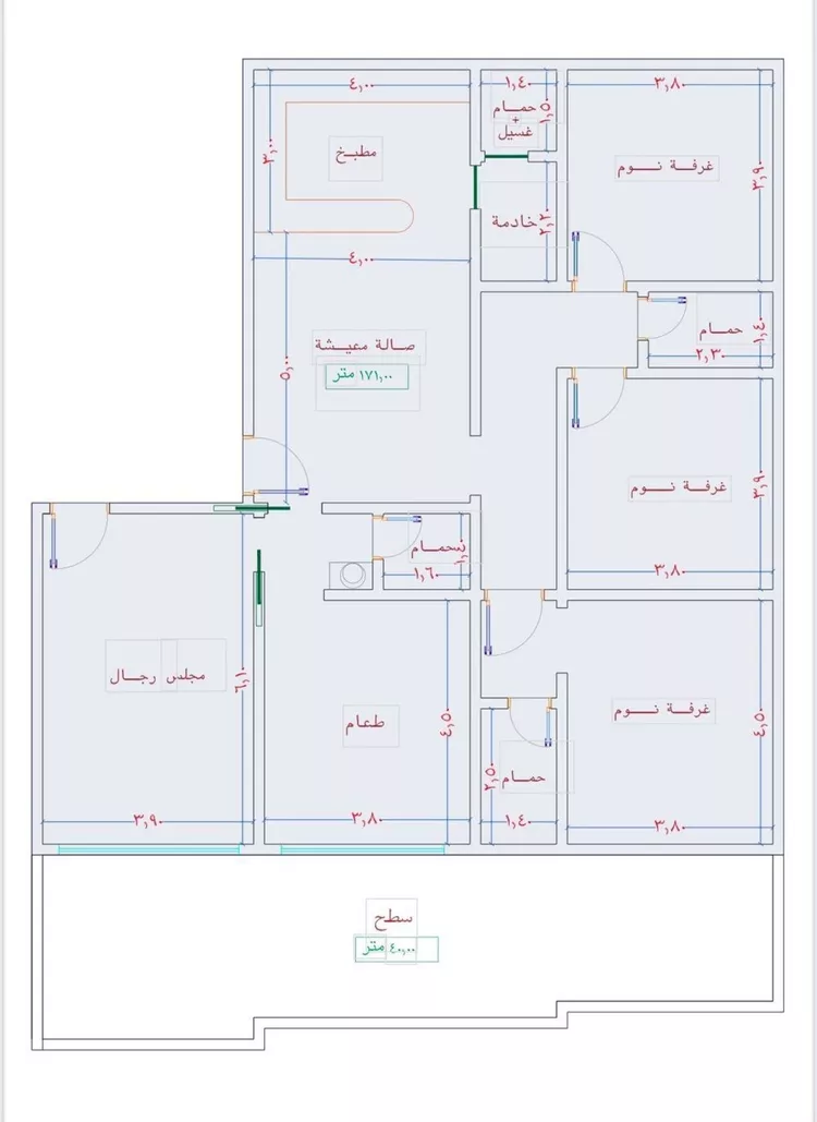 شقة للبيع في شارع الامير عبدالمجيد, حي الصواري, مدينة جدة, منطقة مكة المكرمة صورة 2
